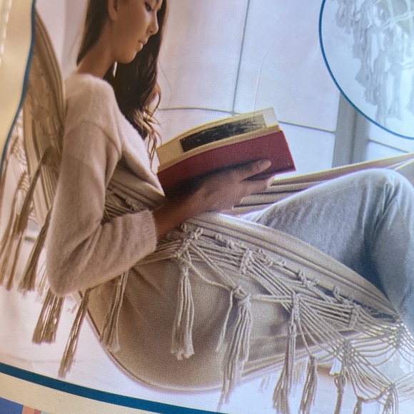 New!! Never Used ! Fringe Bohemian Hammock - Picture 3 of 5